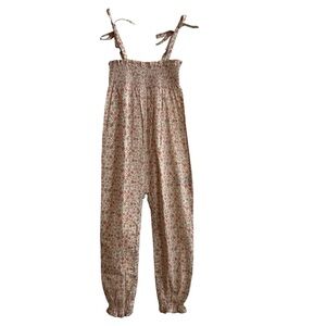 Jamie Kay Floral Tie-Strap Jumpsuit